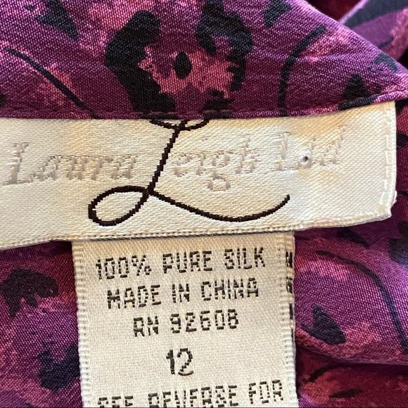 Vintage Laura Leigh LTD Maxi Skirt Set size 10 skirt and 12 Top - Picture 14 of 16